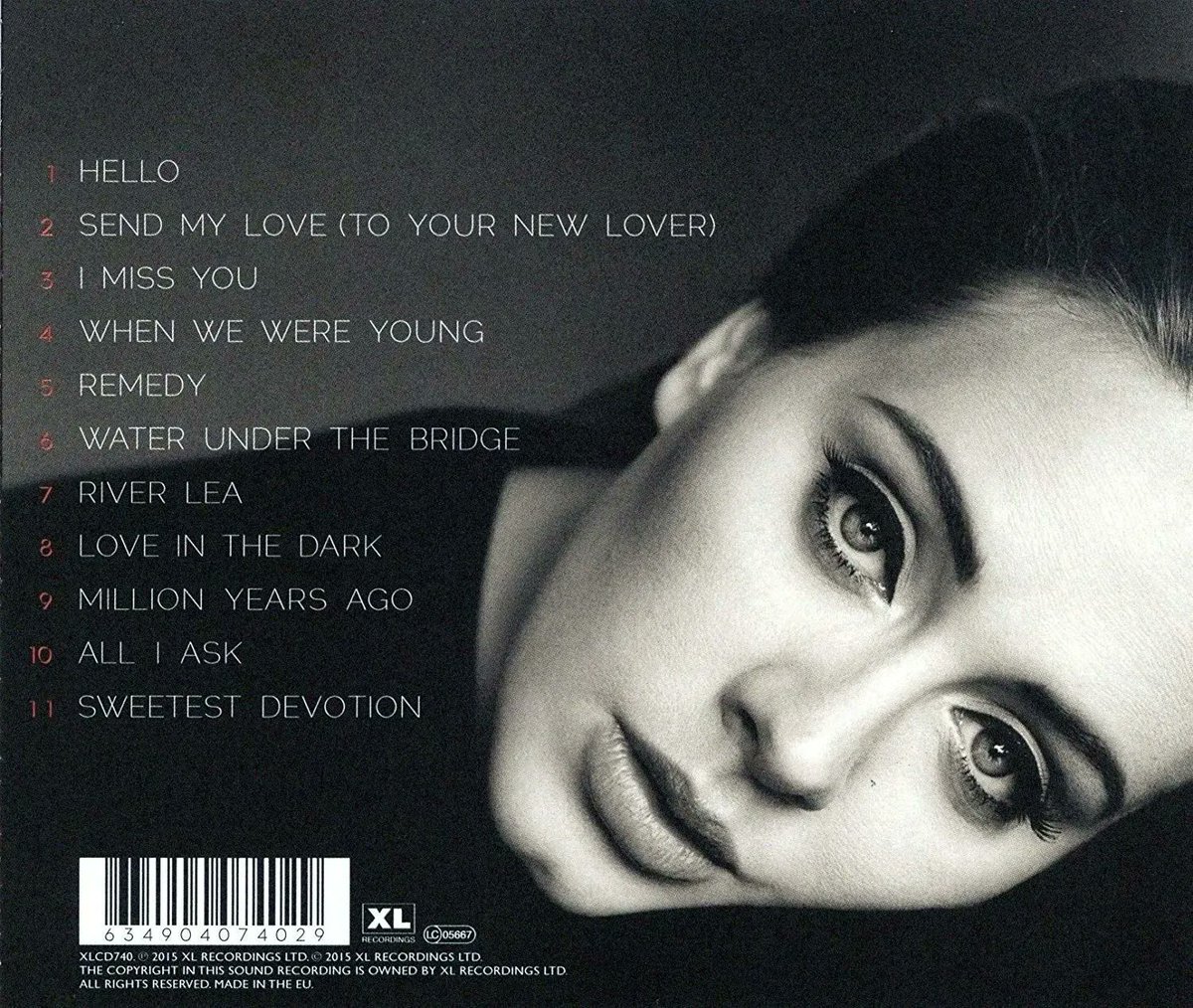 PopCrave's tweet photo. 7 years ago today, @Adele released ‘25.’

The album shattered records worldwide, selling over 3.38 million copies in its first week in the US, and was met with critical acclaim. It’s certified 11x Platinum by the @RIAA, spawned the smash hit “Hello” and earned five #GRAMMYs. https://t.co/k6eRMiiaXR