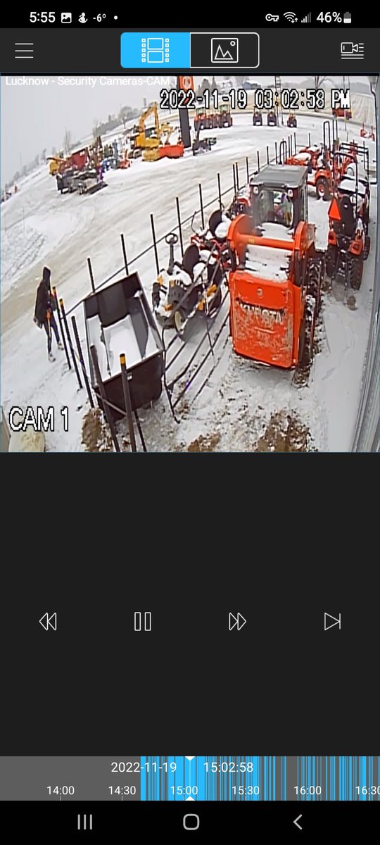 nhdealer's tweet image. Keep an eye out for this group. We were hit this afternoon at our @RobertsFarmEq Lucknow location. They stole a Kubota skidsteer and a 4 wheeler and caused significant damage to other items. Please OPP if you have seen anything. Happened around 1:30 today