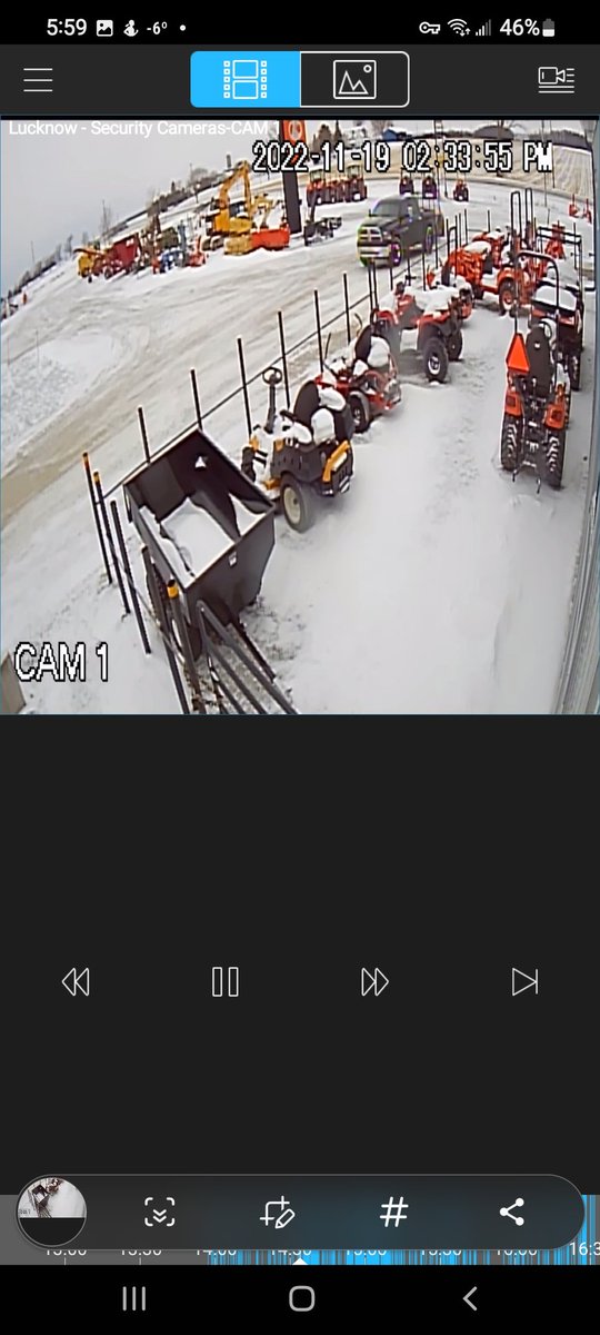 nhdealer's tweet image. Keep an eye out for this group. We were hit this afternoon at our @RobertsFarmEq Lucknow location. They stole a Kubota skidsteer and a 4 wheeler and caused significant damage to other items. Please OPP if you have seen anything. Happened around 1:30 today