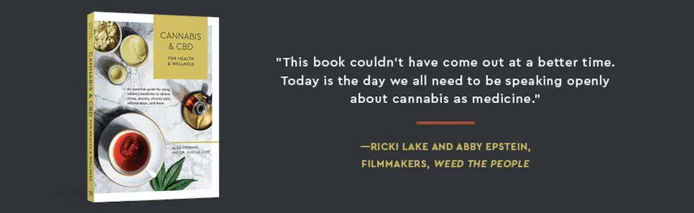 Grab a copy of this Essential Cannabis and CBD Book. Written by Ellementa co-founder <a href="/alizasherman/">alizasherman</a> &amp; brilliant cannabis physician, Dr. June Chin. Relevant, practical, useful information for everyday wellness with plant medicine. buff.ly/3k8DbZD