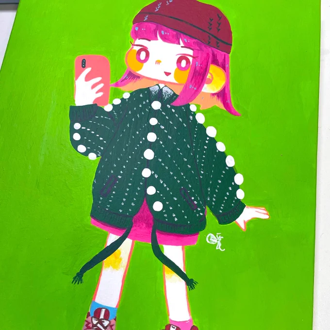 #デザフェス56 にて、持っていったサボテンちゃん原画がありがたいことに完売しまして…!!!(ありがとうございます!!!!!)2日目はこの子達が新しく仲間入りします!全員置けるかはわかりませんが、「この子ありますか?」と聞いていただければお見せできます!#デザフェスお品書き 