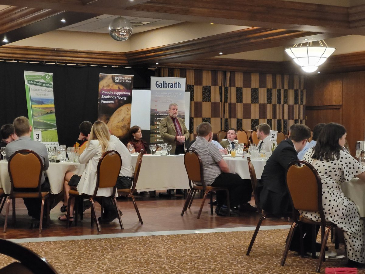 Rounding off our jam packed Saturday was our after-dinner speaker MSP Finlay Carson <a href="/fincarson/">Finlay Carson MSP</a> - connecting youth, agri and policy, which we have a voice on - we are the future of our industry! #sayfcagri #Integrate #Innovate #inspire #agriconference22
