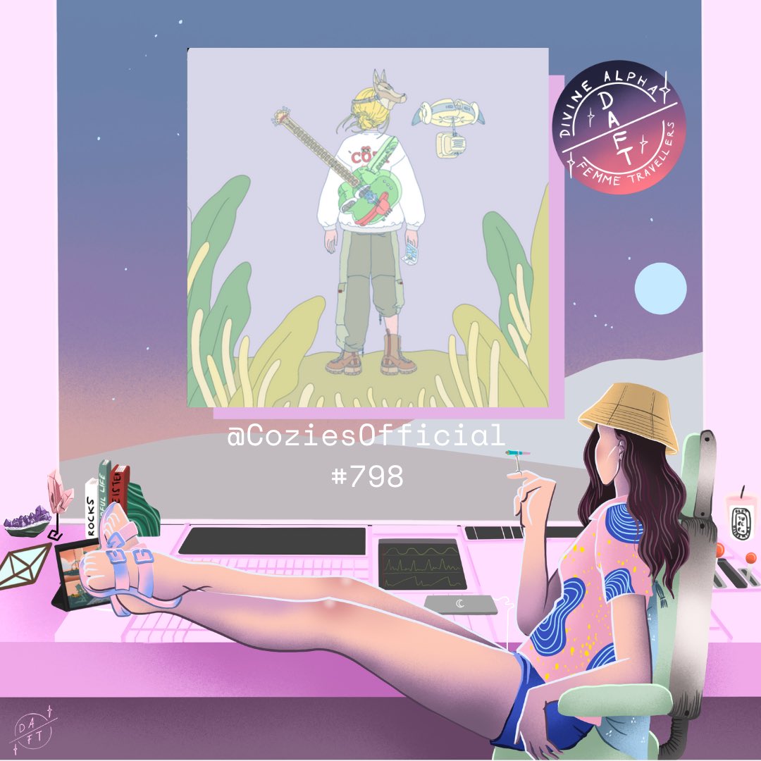 ✦ We love <a href="/CoziesOfficial/">Cozies</a> art, style, and creativity ✦ We burnt our Diamond Ticket to get this Dreamer ⚡️minting NFTs for our treasury to initiate community crossovers is how we build our sci-fi fictional universe 🙌🏽 We’ll raffle this away soon ❤️ #nftcommunity #NFTGiveaway