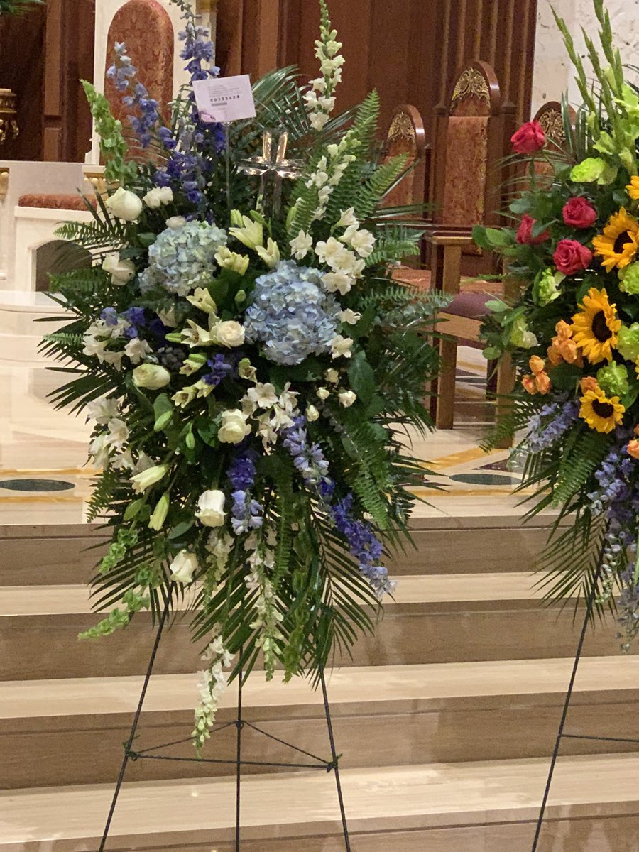 flowerkingdom's tweet photo. We were truly honored today to be entrusted with some of the floral tributes for final journey for one of our wonderful clients. https://t.co/lJWkLdbo50
