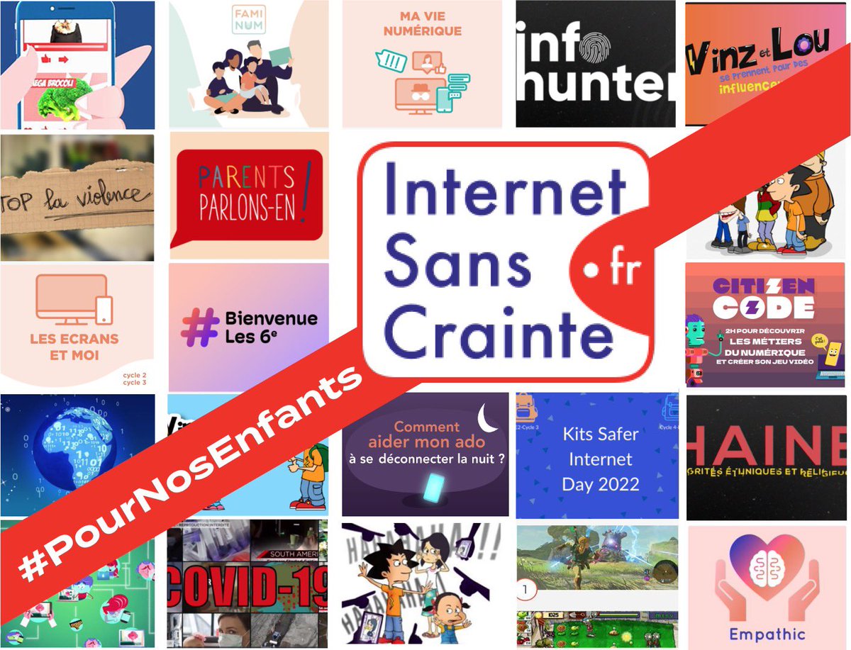 #JourneeMondialedelEnfance 
Depuis 15 ans Internet Sans Crainte agit pour le #droit des #enfants dans l’espace #numérique
✅ En informant les #jeunes de 7 à 18 ans 
✅ En formant leurs #enseignants #animateurs et #parents 
👉 internetsanscrainte.fr 
 #pournosenfants #20novembre