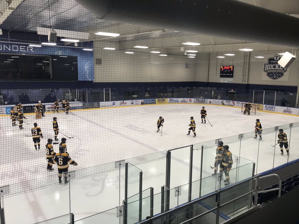 No. 7 <a href="/AdrianWHockey/">Adrian W Hockey</a> (7-0-0, 3-0-0 NCHA) are in Angola, Indiana taking on the Trine University Thunder (0-5-0, 0-3-0). AC won game one of the home &amp; home weekend series last night in Adrian 5-0. Join <a href="/ihwendt/">Ian Wendt</a> with the play by play. Pregame at 6:45