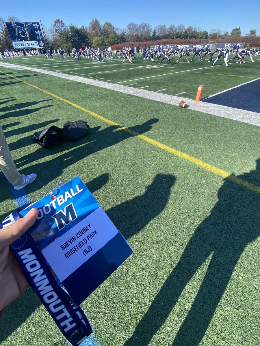 Brevin Cooney (@brevincooney) on Twitter photo Always a great time down at <a href="/MUHawksFB/">Monmouth Football</a> campus! Thank you <a href="/Coach_KCal/">Kevin Callahan Jr.</a> for having me attend today’s win on Senior Day! Go Hawks! Always a great time down at <a href="/MUHawksFB/">Monmouth Football</a> campus! Thank you <a href="/Coach_KCal/">Kevin Callahan Jr.</a> for having me attend today’s win on Senior Day! Go Hawks!