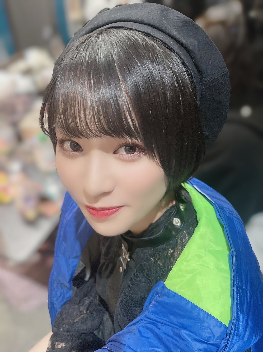 ノイミー 冨田菜々風 直筆 生写真 桃色デイブレイク コメあり