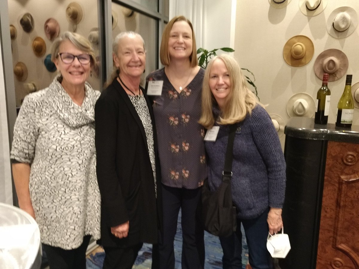 A great day at ⁦@WritingestState⁩ with ⁦<a href="/AE_McWilliams/">Allison.E.McWilliams</a>⁩ ⁦⁦@PennyLaneRye⁩ ⁦<a href="/KatharineBrooks/">Dr. Katharine Brooks</a>⁩ (and missing ⁦@MaryMDalton⁩)!