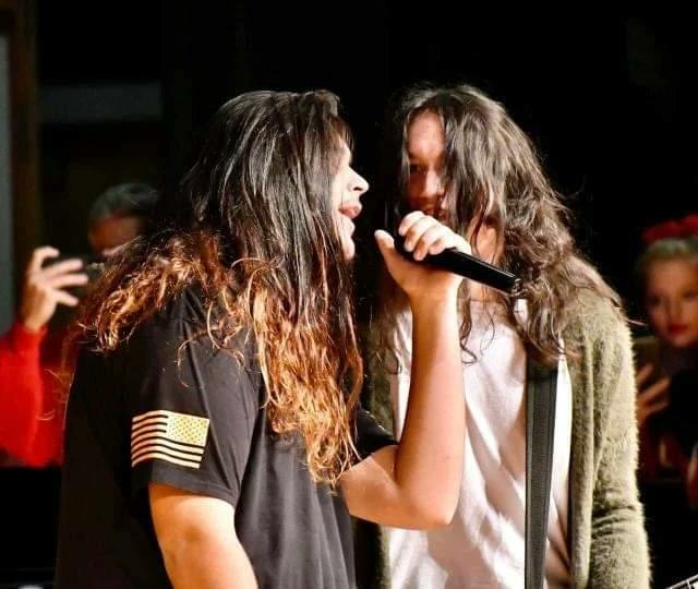 Bombshell_276's tweet photo. Pictures from us playing the talent show yesterday! https://t.co/dAXSwxYMH2