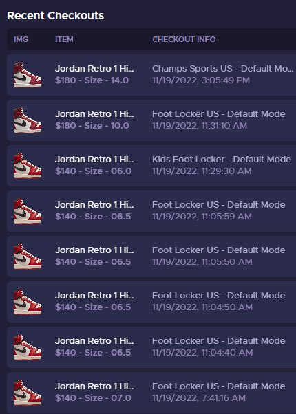 CrawlinLD's tweet image. Haven’t posted in while but had to… @PrismAIO 🚀🚀🚀

13 pairs all restocks and still copping 
@ProxyChimp 🔥🔥🔥