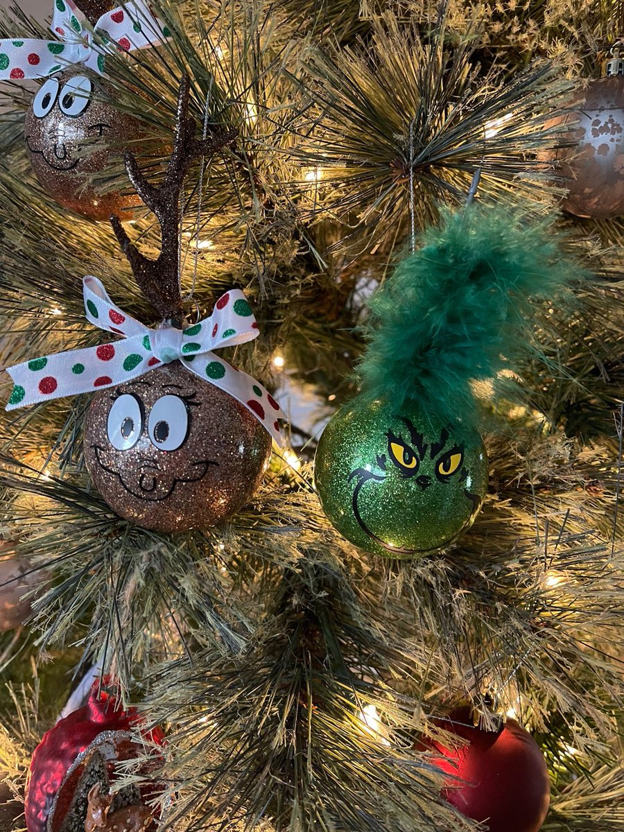 Excited to share this item from my #etsy shop: #Christmastree #ornaments, maxandgrinch , custom ornaments, Christmas gift set etsy.me/3VeDjs6