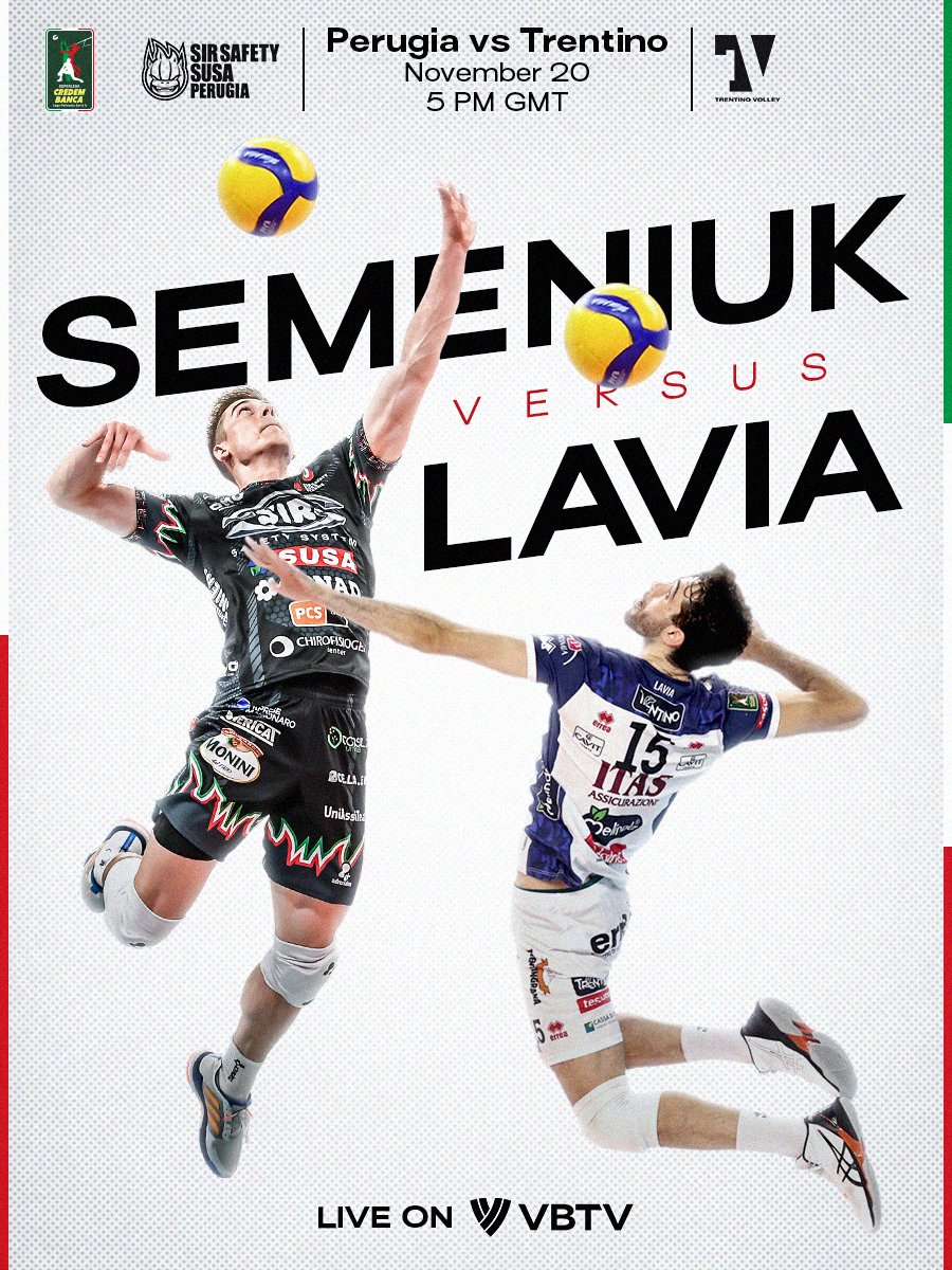 Volleyball World on Twitter: "EXCITING SUNDAY 🤯! Plenty of #SuperLega