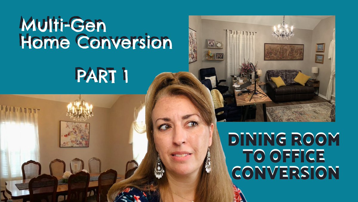 Are You Looking to Make Your Home a #MultiFamily or #Multigenerational Home? If So, Here Are a Few Ideas For You to Make Your New Situation a #success! 

#InLawSuite #TammysHomeTips

Part 1 and 2 Available to Watch Here:🤓👇🏼

PART 1 Dining Room Conversion
youtu.be/qlPtmh7Euk4