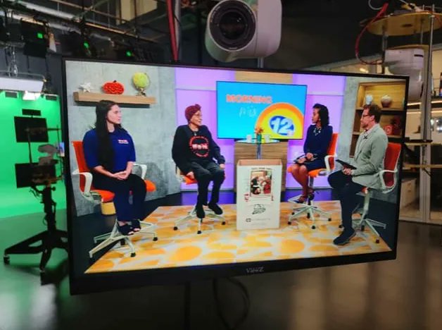 ToysForTots_USA's tweet photo. Augusta, GA Toys for Tots Youth Ambassador, Stephanie Schultz, was interviewed on her local channel 12 news tv station to increase support for the local campaign! Discover how she’s making a difference this holiday season &amp; inspiring peers to get involved: https://t.co/pju3PLxwgD https://t.co/NXMO6zJ7cH