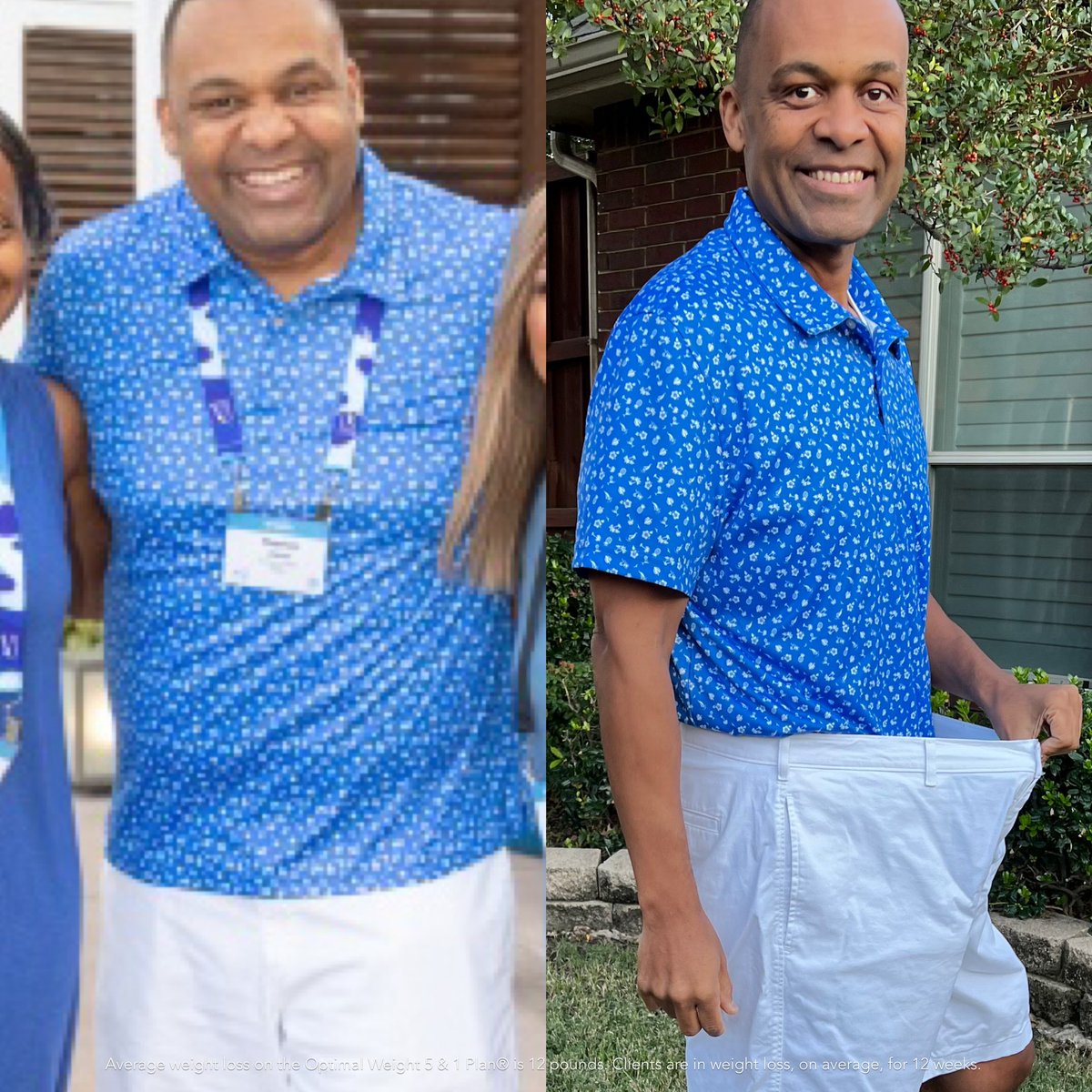 Left: May 2022               Right: Nov 2022                                        So thankful I started this program - down over 85 pounds since June 1st 2022. Never thought I’d be High School Skinny in my 50s. #Thankful #Excited #EasyButton #NoExerciseRequired