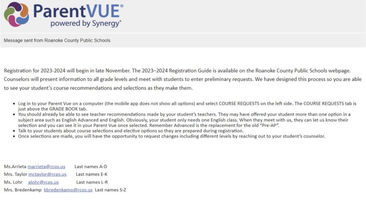 It’s the season for registration for next years classes!! Starting after thanksgiving break!