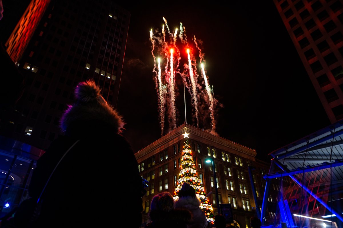 Shane Dunlap on Twitter "Downtown is illuminated with fireworks and