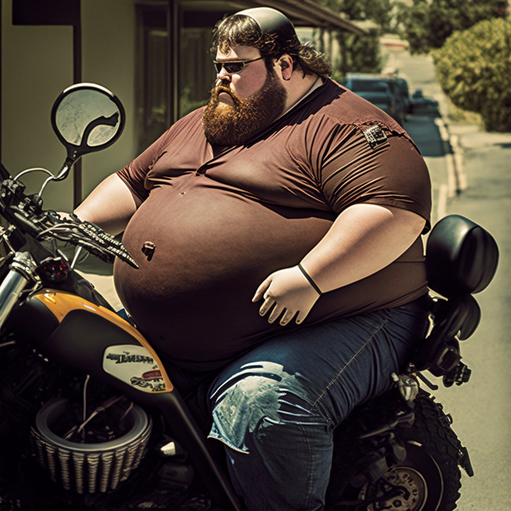 FatLazyPanda's tweet photo. "Eldritch AI Hands” episode 2: Bikers! https://t.co/RXYLenv42w
