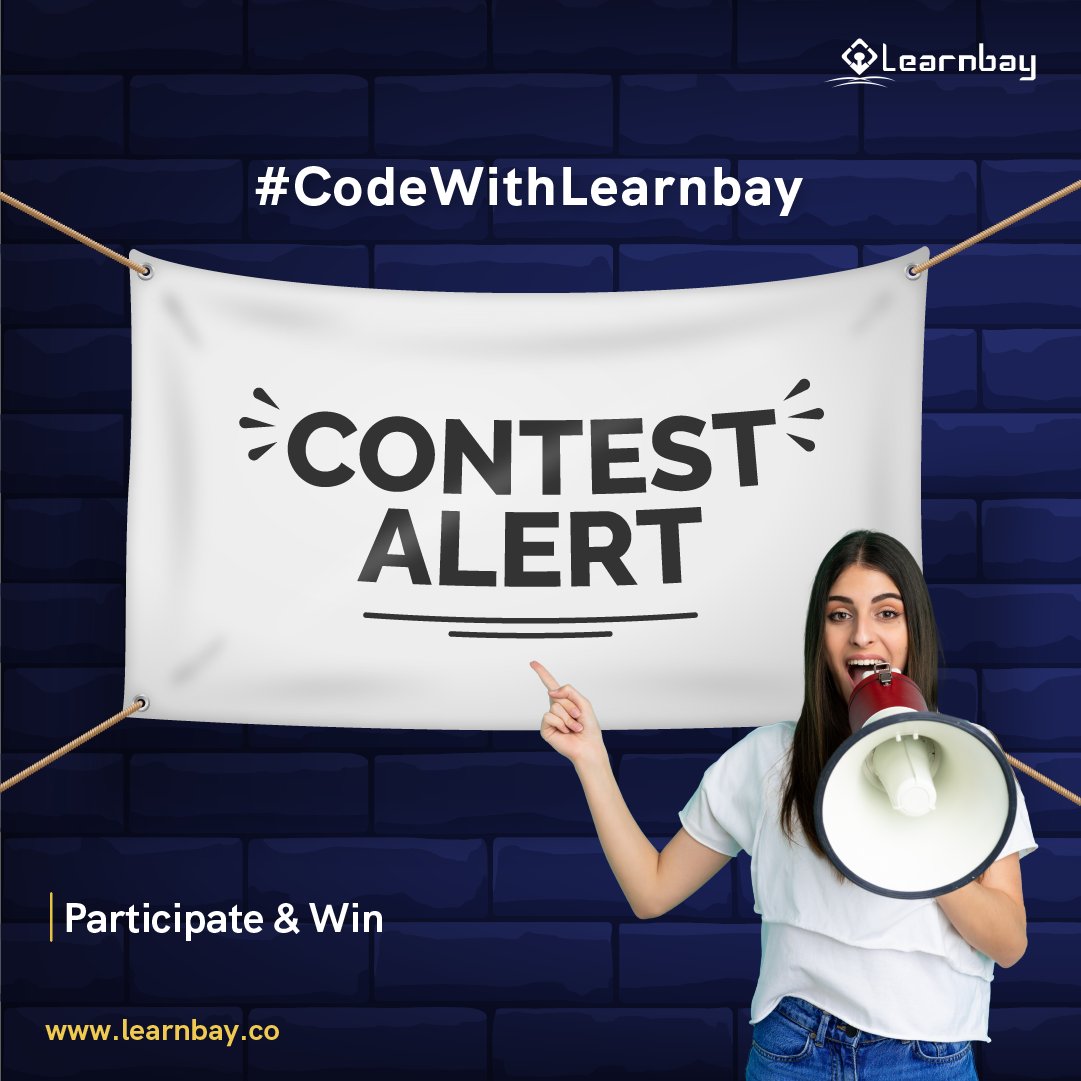 Participate in #CodeWithLearnbay #contest &amp; win exciting GV's 
from Amazon. 
Contest starts at 2pm.Follow us and RT if you are ready!
#ContestAlert  #contestalertindia  #contestindia <a href="/Contest_in/">Contest_In</a>