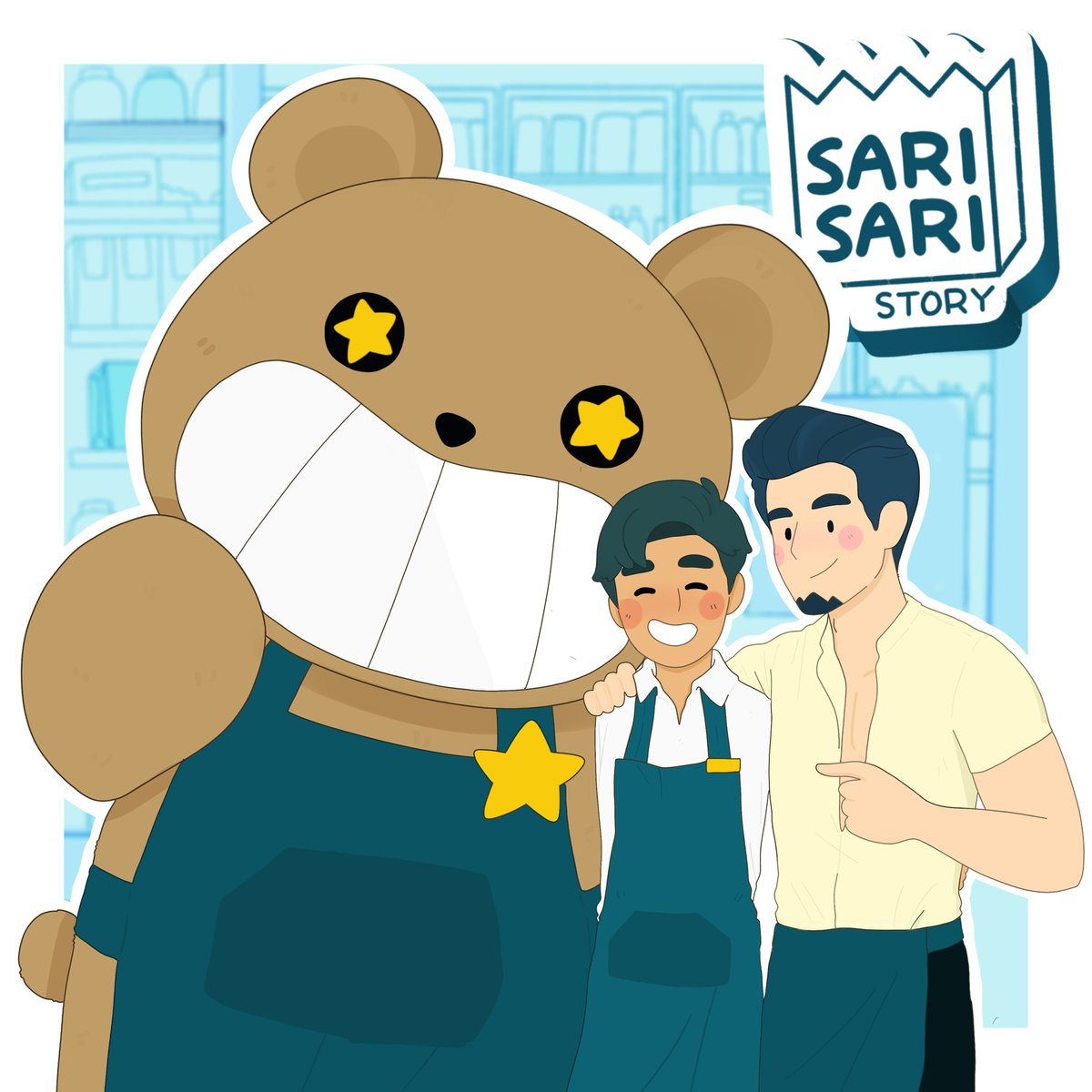 「Add to cart o add to heart?!Join Sean, M」|Sarisari Story 🏳️‍🌈QRTs are welcomeのイラスト