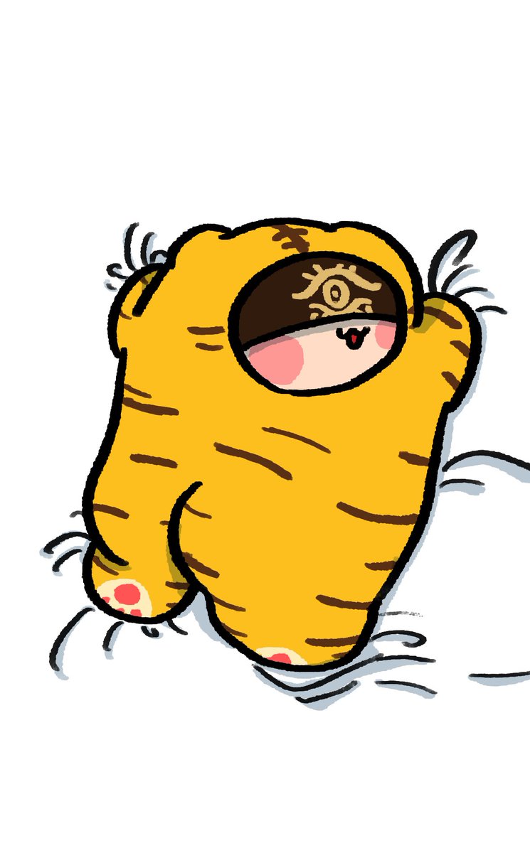 「トラちゃんの抱き枕とかも出ないかな 」|🥞麦茶🥪(Mugi)のイラスト