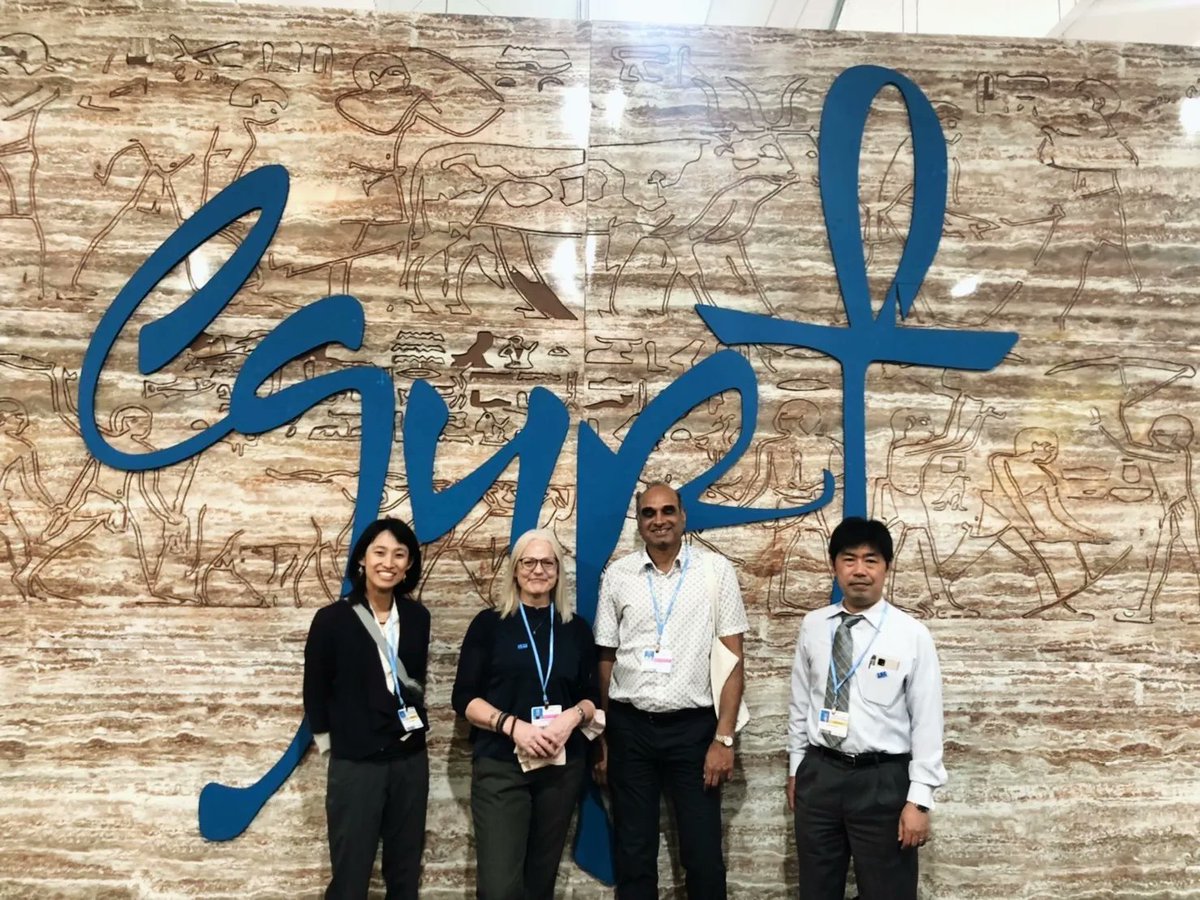 APN meets with <a href="/JAMSTEC_PR/">JAMSTEC 海洋研究開発機構 ＼海と地球の研究所／</a> and <a href="/NIES_JP/">国立環境研究所</a> colleagues at #COP27. Prof <a href="/prabir_patra/">Prabir Patra</a> has led 3 APN projects, and contributed to two publications cited by the <a href="/IPCC_CH/">IPCC</a> 6th Assessment Report.

🔔 Join the JAMSTEC GHG emission mitigation seminar at <a href="/COP27P/">COP27</a> today: buff.ly/3zUEKDQ