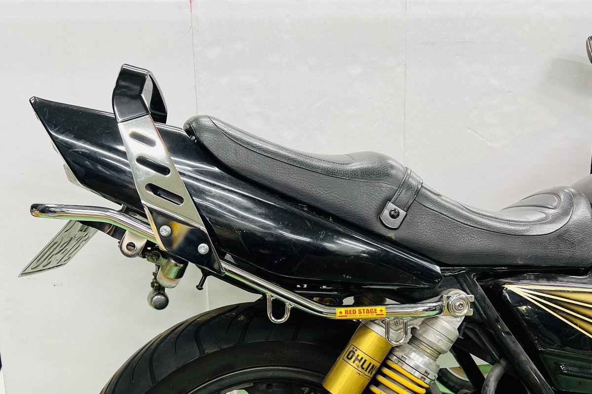 ino44special1's tweet photo. 新作発表！遂にXJR4HM用のドレスアップタンデムバーが完成致しました！まずはノーマルテール用にて発売中です😊 製作の要望が多かった為、どうにかこうにか作りました😁
商品価格 25000円税別 (ノーマル用)
BEETテール用/CBXテール用も後日発売致します。ヤフオク/楽天でも発売中です。 https://t.co/0iuk0VsxaZ