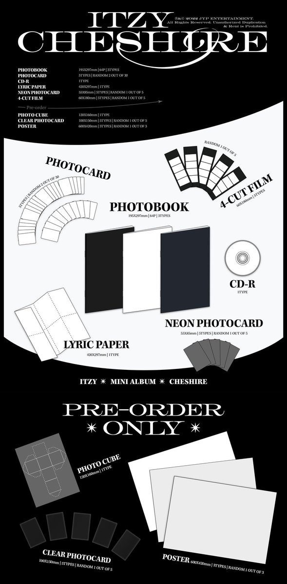 TeuwaiseuShopPh's tweet photo. ITZY CHESHIRE PH GO

KTOWN4U
Standard / Limited Edition - 500

Aladin / Yes24 / JypShop / MusicPlant / MusicKorea / Blue Dream Media / Soundwave 
Standard - 660

FORM: https://t.co/3uAe1DEf9A

SEALED W/ POB
ALL + FREE LSF
POOLING - PAYMENT BASIS
NORMAL ETA

DOO&amp;DOP - 11/26 https://t.co/xb5lYF6mqH