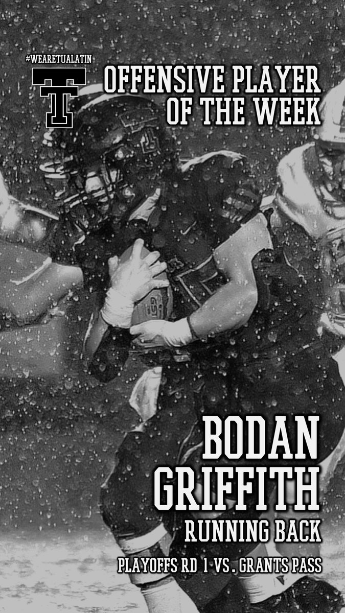 Offensive Player of the Week - <a href="/GriffithBodan/">Bodan Griffith</a>