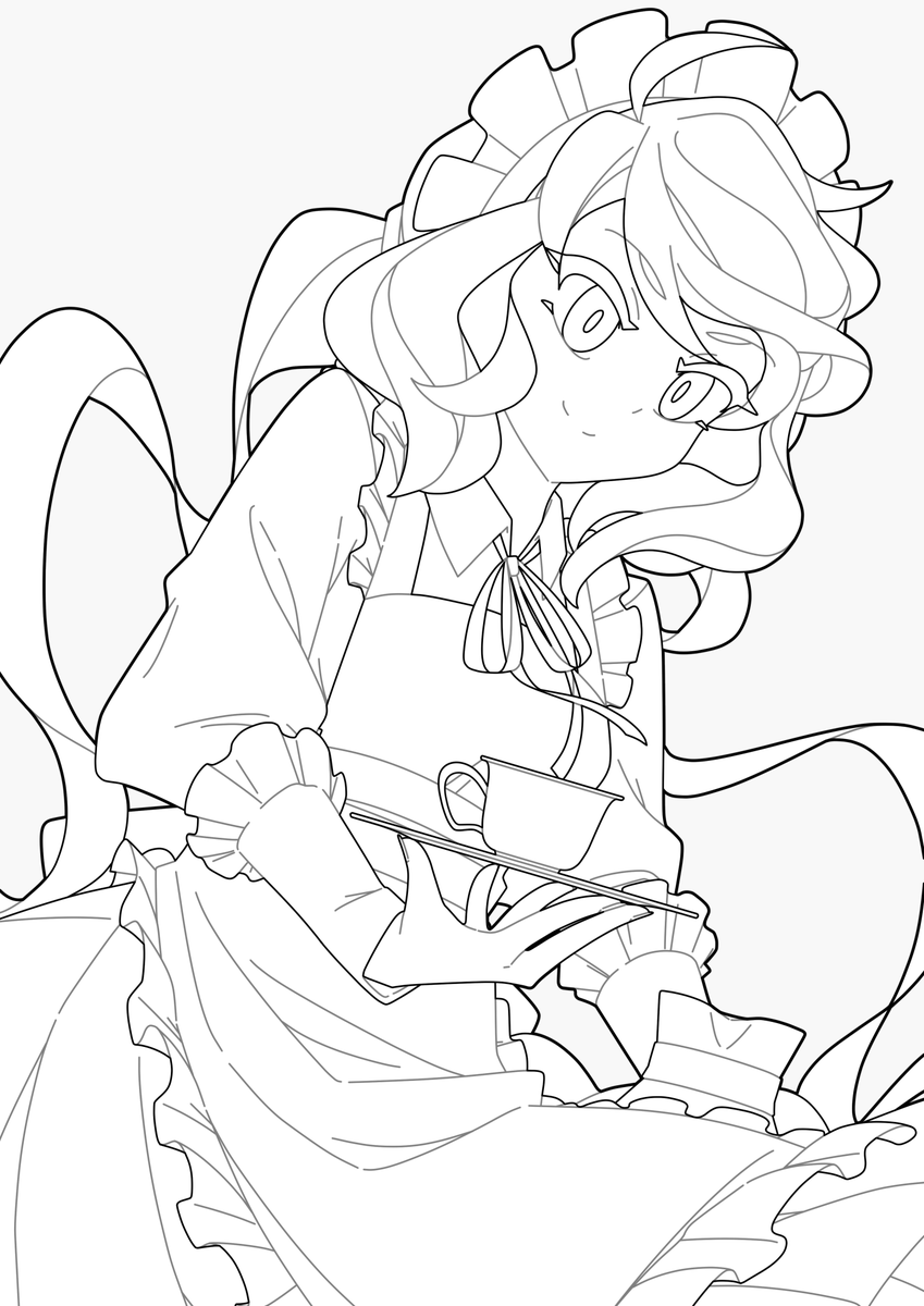 lineart done~ (commission) 