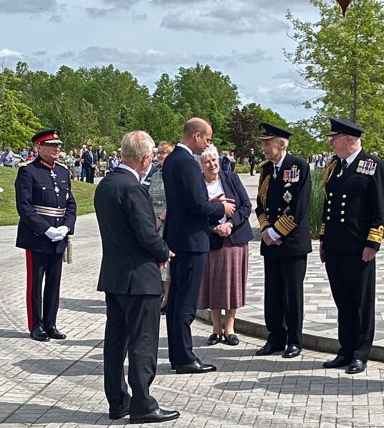 We were extremely saddened to hear of the death of our Patron, The Admiral of the Fleet the Lord Boyce KG GCB OBE DL, here he is at the @Nat_Mem_Arb meeting The Prince of Wales at @Submarinememor1 Dedication, may he rest in peace