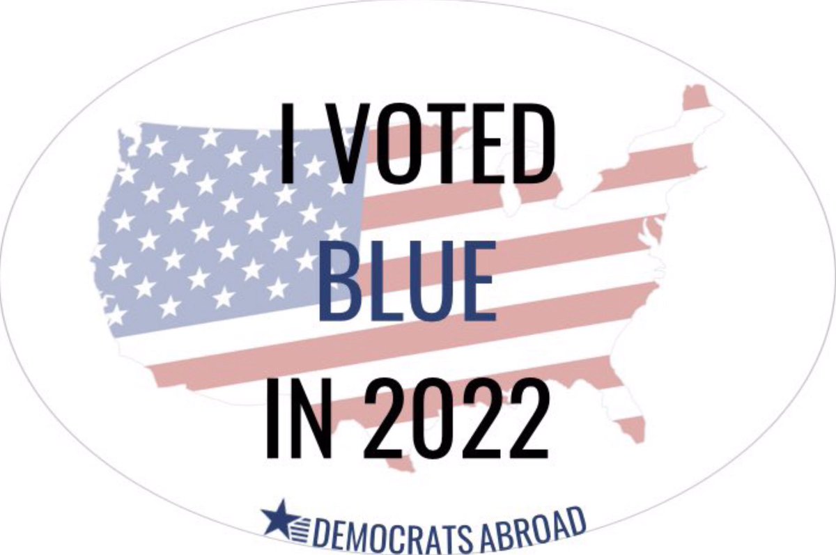 @DemsAbroad #DemsAbroad #VoteBlueForDemocracy #VoteBlueTommorrow