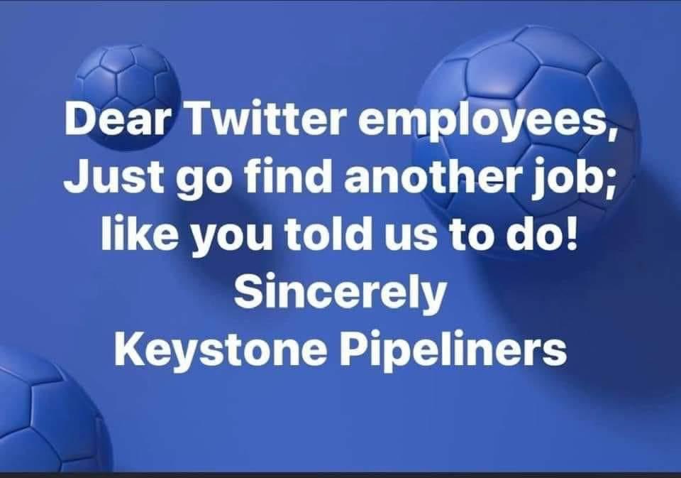 Jsnyder610's tweet image. #TwitterLayoffs bye bye Twitter twerps. The day we told you you would rue has had its comeuppance hahahaha.