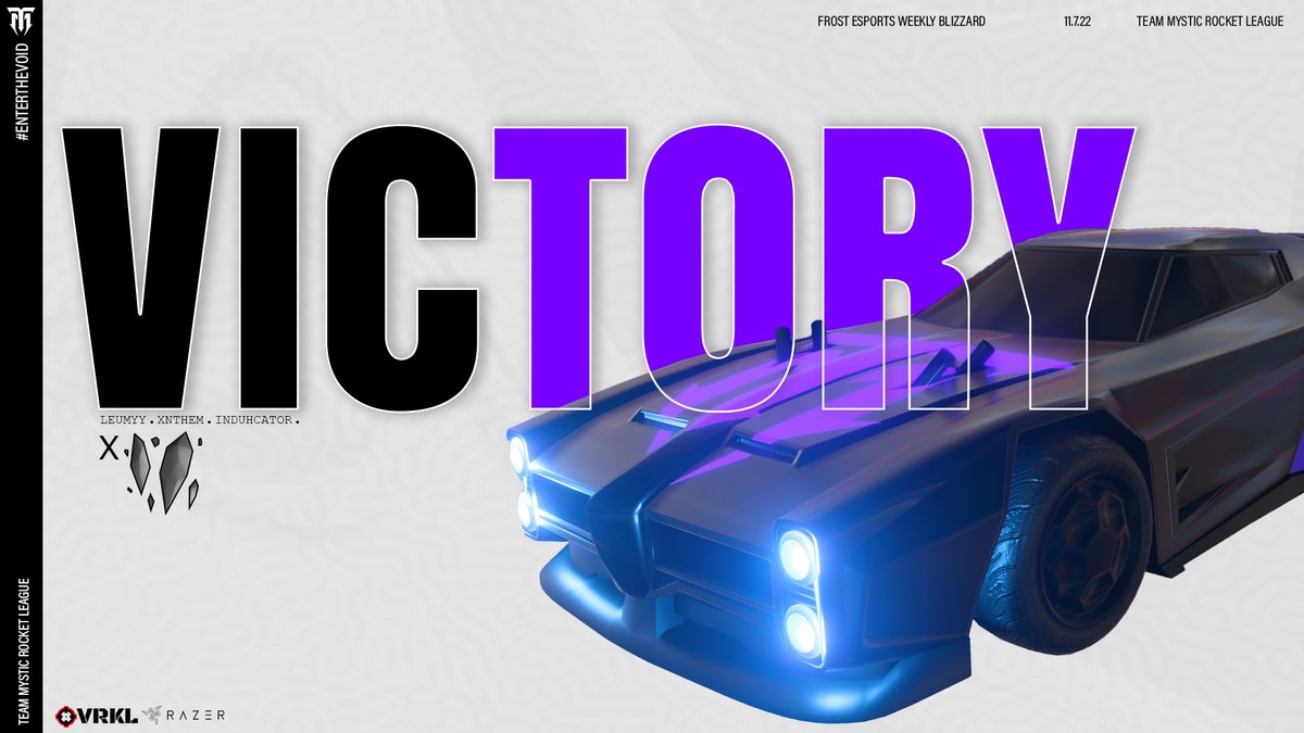 Consider us as cold as ice. 🥶

🏆TM RL | 🥇<a href="/leumyy/">LEUMYY</a> 🥇<a href="/Induhcator/">Induhcator</a> 🥇 <a href="/Xnthem_/">Xnthem</a> 

💼 <a href="/ThePyroCam/">Noxem Pyro</a>
⭐️@FrostEsportsRL 
#EnterTheVoid | #Esports | #RocketLeague