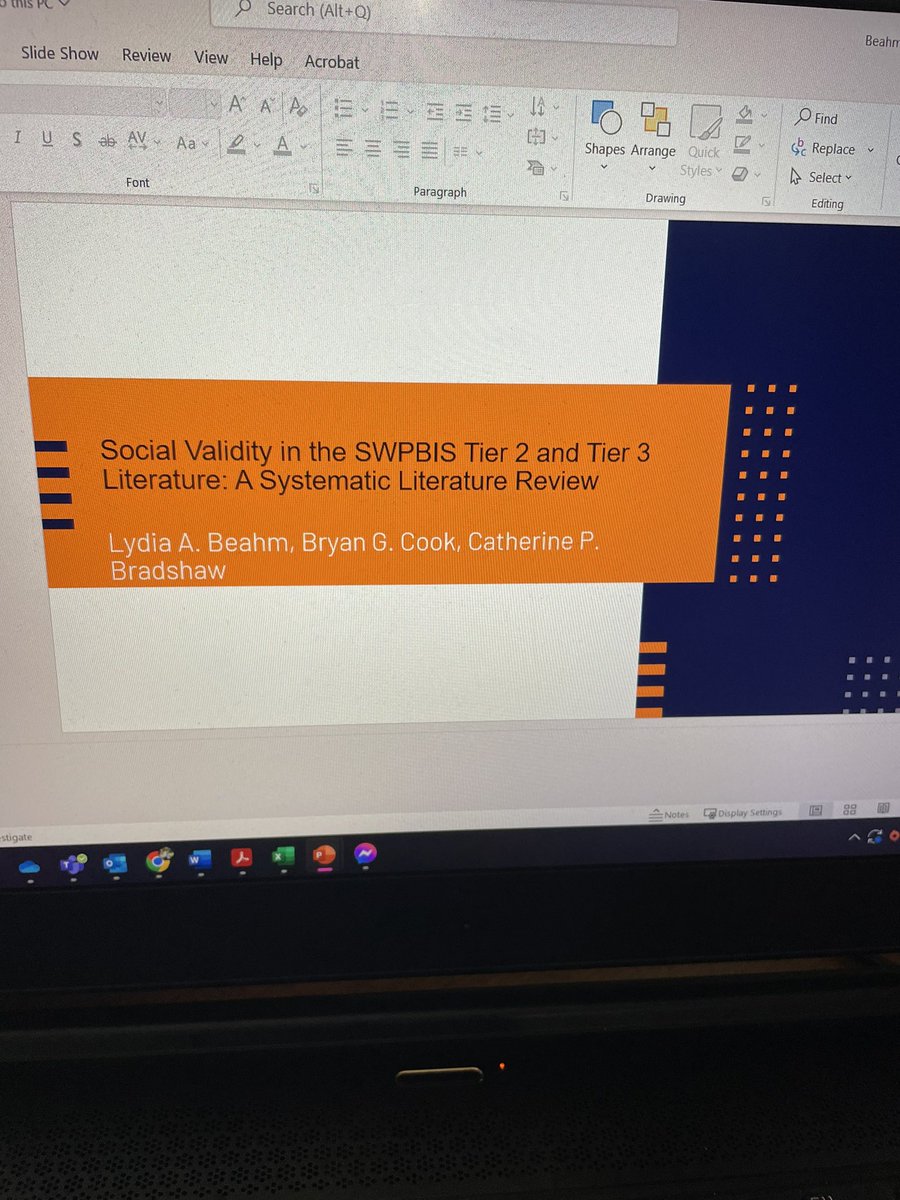Prepping for #TED2022! Excited to present our findings regarding social validity in the Tier 2 and Tier 3 literature base. See you in Richmond <a href="/TED_CEC/">Teacher Education Division</a>