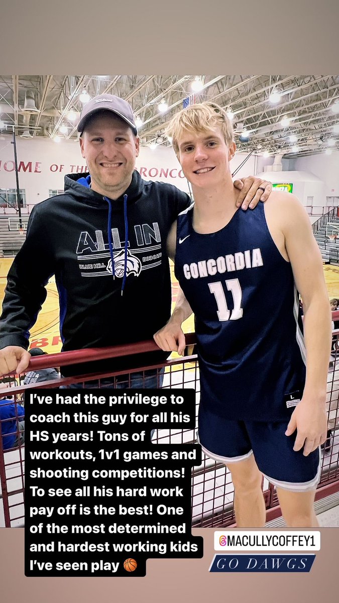 Love getting to watch <a href="/macully_jon/">Macully Coffey</a> play college ball 🏀 <a href="/CUNEmbb/">Concordia-NE Men’s Basketball</a>