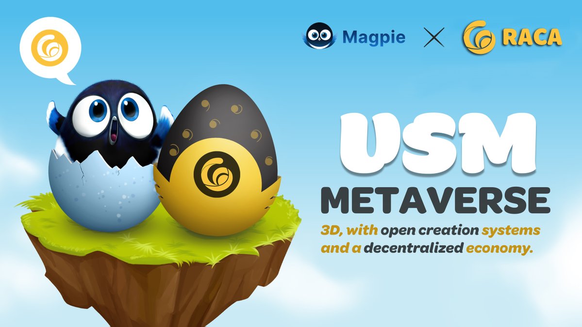 magpiexyz_io's tweet image. We are excited to announce our new partnership with @RACA_3!🥰🔥

Radio Caca is a Web 3.0 infrastructure solution provider that includes #Metaverse and #NFT.🌐

Many surprises on the way @USMverse👀

#MGP #RACA #WOM #BNB