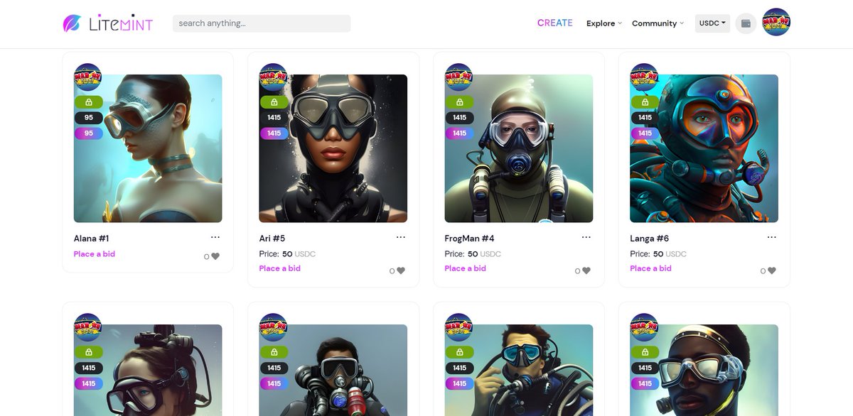 <a href="/Oceantokens/">Ocean Tokens</a> #P2EGame character #NFTs are up and selling on <a href="/LitemintHQ/">Litemint</a> 🔥

REMEMBER: This #NFTgaming
Collectibles are needed for you to participate in any game play and earn reward

Buy on #litemint 👇
bit.ly/3Ti0UXd

#PlayToEarn #NFTCommunity
#NFTgaming <a href="/thebu11runner/">Bu11runner</a>