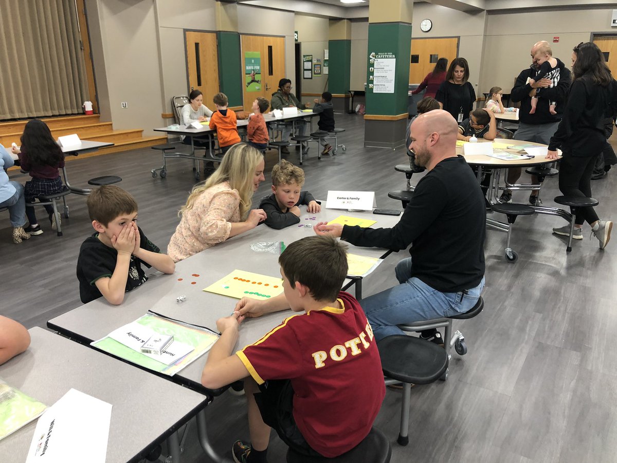 KourtGoodman1's tweet photo. Math Family Game Night was a hit! Wow! A big thank you to our staff, students, and families that shared their time with us this evening! @WhiteRiverEagle @WHITERIVERPTO @mrsbuschmann @ryanflessner #goingplaces https://t.co/2iVJ9ppSKp