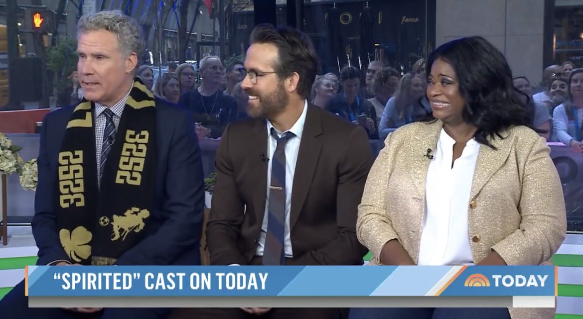 bigfishfelix's tweet photo. Love the @LAFC3252 scarf Will Ferrell!! Way to represent MLS Cup Champions @LAFC during your press junket!! https://t.co/pruUbBksWh