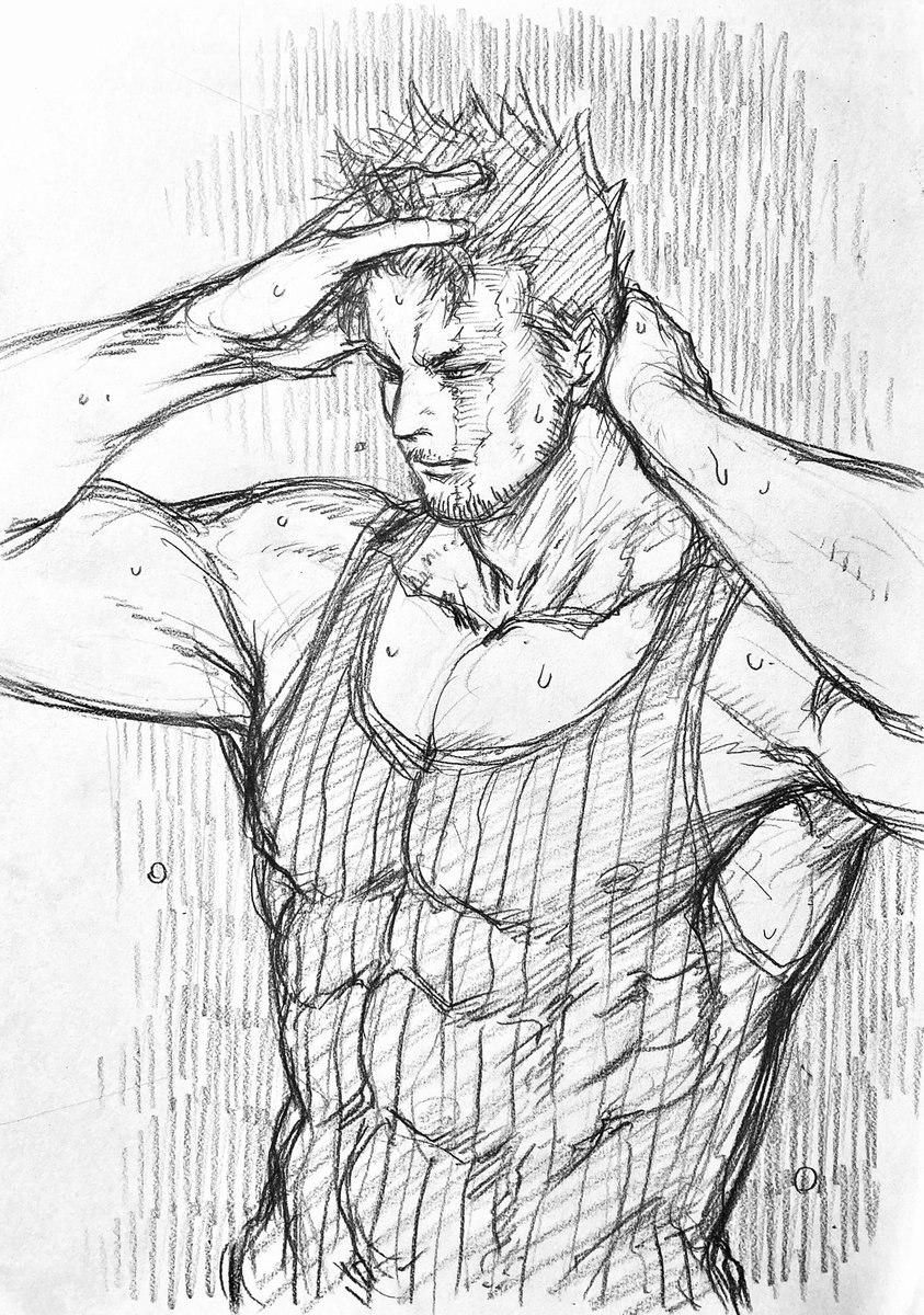 ラフ描き、🔥エンデヴァー🔥

例のアレな絵 