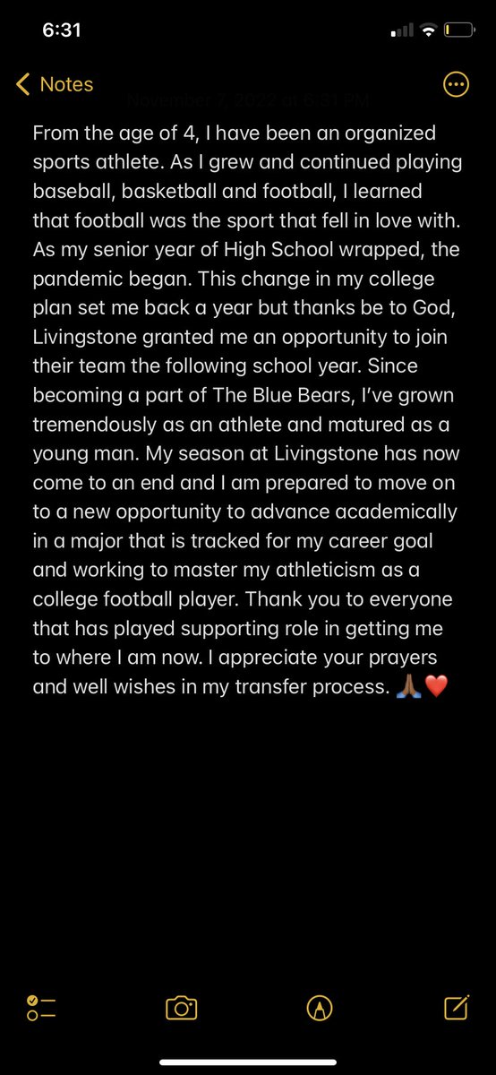 mj_no10's tweet photo. 🚨Transfer Portal WR🚨

Leave it in Gods Hands 🙌🏾 https://t.co/zRNWHof2Hl