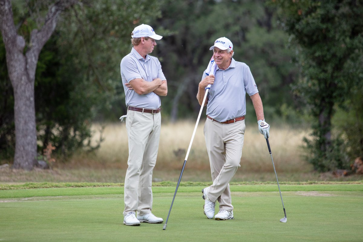 Day one at the 6th Levy Cup Matches is complete! #TeamNTPGA leads 7.5 to 4.5 over #TeamSTPGA. Singles matches start tomorrow at 7:45 am to decide who takes home the trophy. Link to leaderboard below. bit.ly/3FRcdCK
