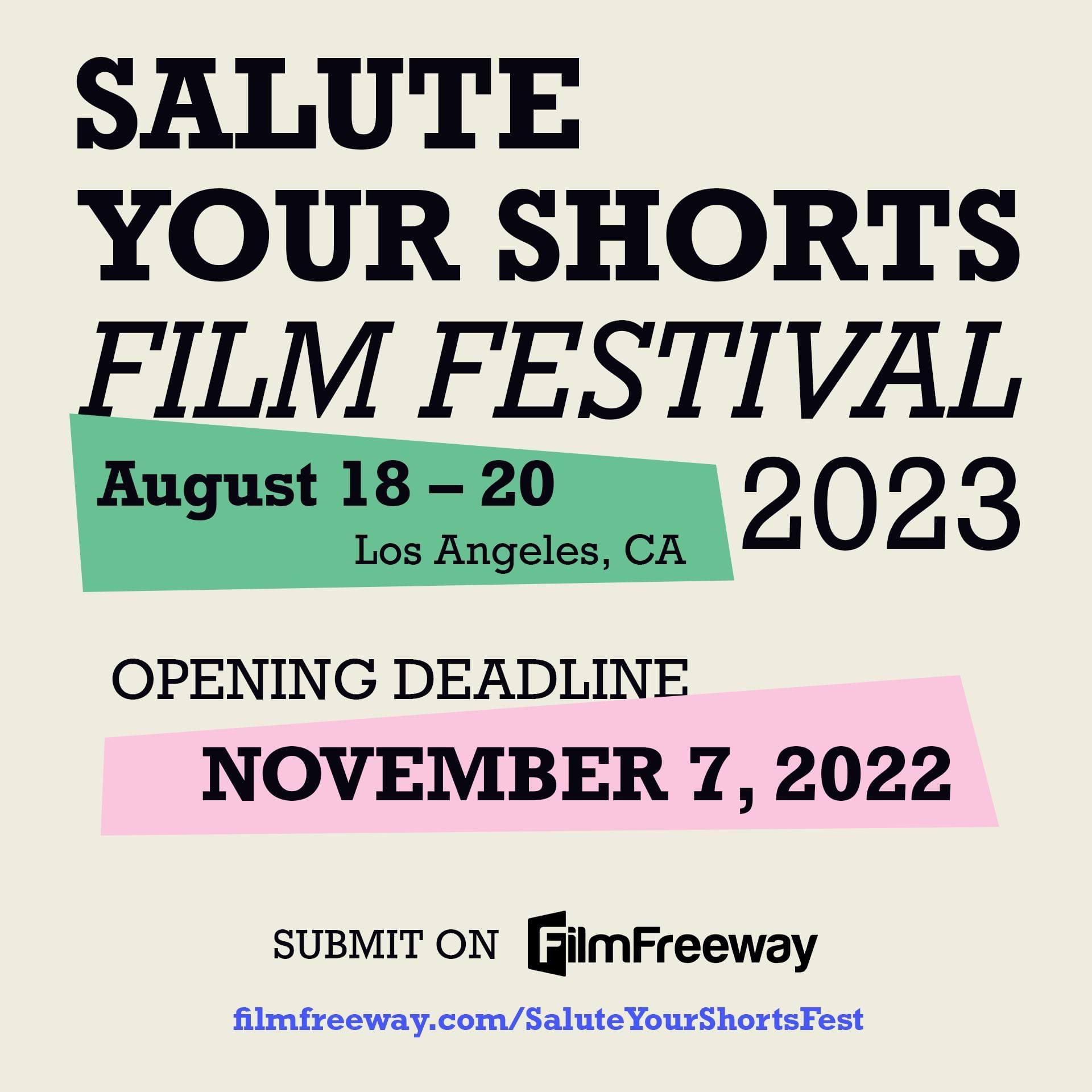 Salute Your Shorts Film Festival (@salute_shorts) / Twitter