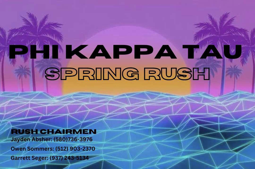 Are you, or a friend, interested in spring rush? Then click the link in the bio to fill out our recruitment interest form or contact one of our recruitment chairmen today!