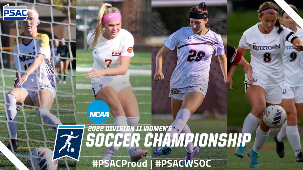 WSOC: Make that 4⃣ #PSACWSOC Teams in the Atlantic Region Tournament! 

1⃣ - <a href="/WCUAthletics/">West Chester Golden Rams</a> 
3⃣- <a href="/GUKnights/">Gannon Athletics</a> 
4⃣ - <a href="/GoBUHuskies/">Bloomsburg Huskies</a> 
7⃣ - <a href="/KUGoldenBears/">Kutztown University Athletics</a> 

#PSACProud
#PSACWSOC