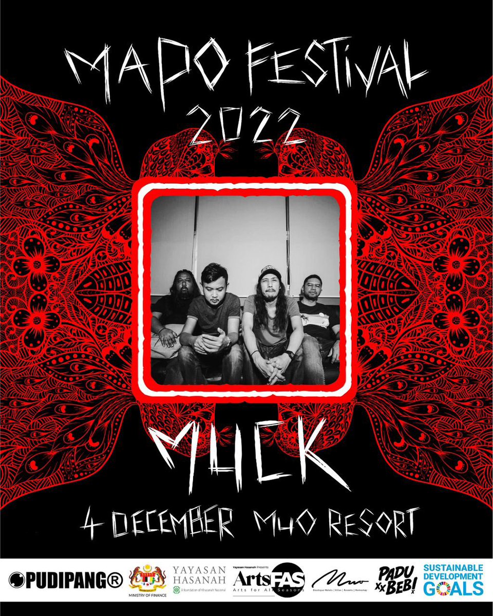 muck_band's tweet photo. Morning guys!!
Ada tak indie rockers cawangan Muar / Johor / Melaka / kawasan yg sewaktu denganya??
Jumpa nanti di MAPO FESTIVAL Muo Resort, Johor, pada 4 Dec 2022
Terima kasih @mapobypudipang
#muckband #mapofestival #indie #indierocker #localtrashheroes #sakitkepala #muck https://t.co/fYSpTjhWtB
