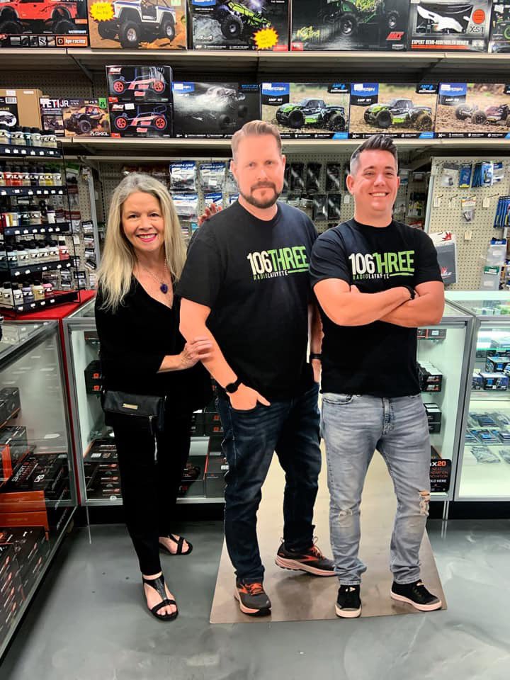 Congratulations Eileen!!! She is the lucky $1000 winner in the 106.3 Dave &amp; Mahoney Photo Bomb Contest! #1063PhotoBombContest