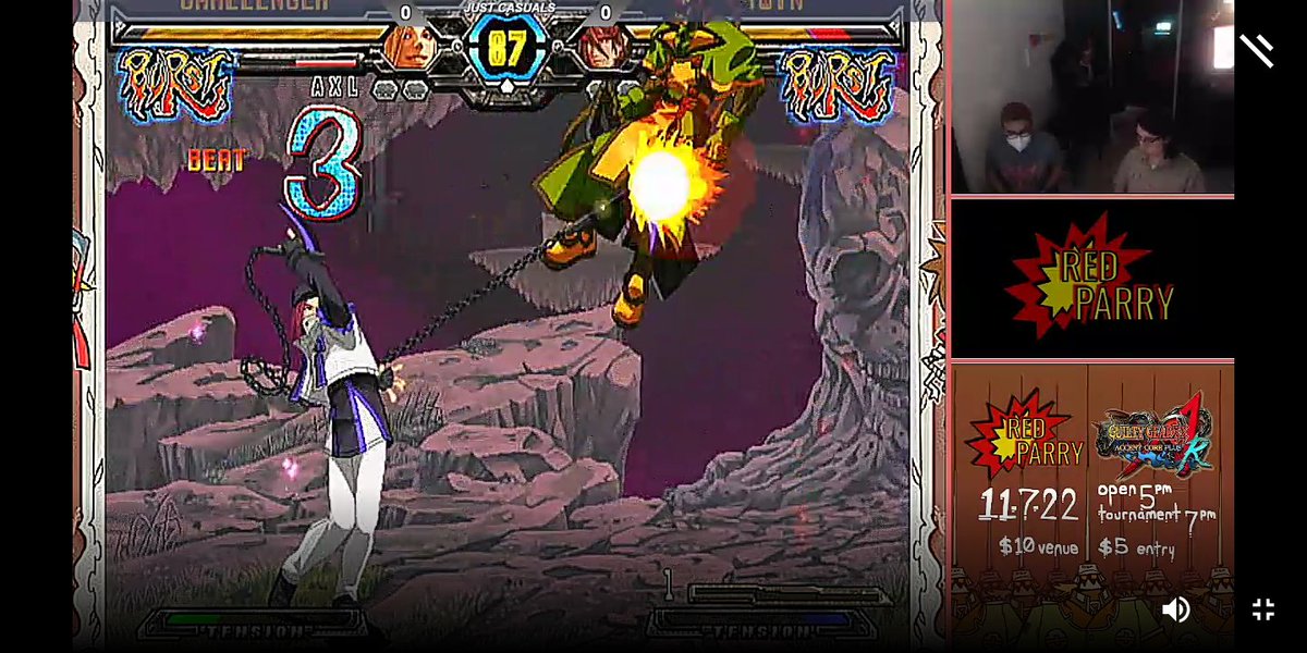 redparrynyc's tweet photo. +R tournament starting up soon!
https://t.co/RSgzQIFzeN
#ggac #GuiltyGear #plusr #accentcore https://t.co/jEv1MhmjUD